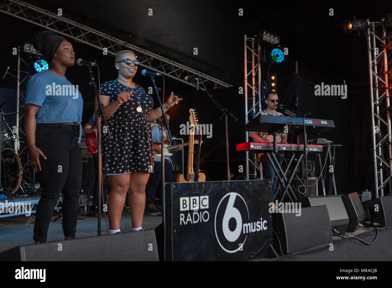 Londra, UK, 25 maggio 2018. Con un pugno di altamente elogiato rilascia sotto la sua cintura e una soulful, jazz e hip-hop pilotato suono, 25 enne multi-strumentista, cantante e produttore Rakei Giordano è un raro talento la cui qualità artistica trascende i confini di età. Recentemente firmato a Ninja Tune, Giordania rilasciato il suo secondo LP  nel settembre 2017. Credito: Darron Mark/Alamy Live News Foto Stock