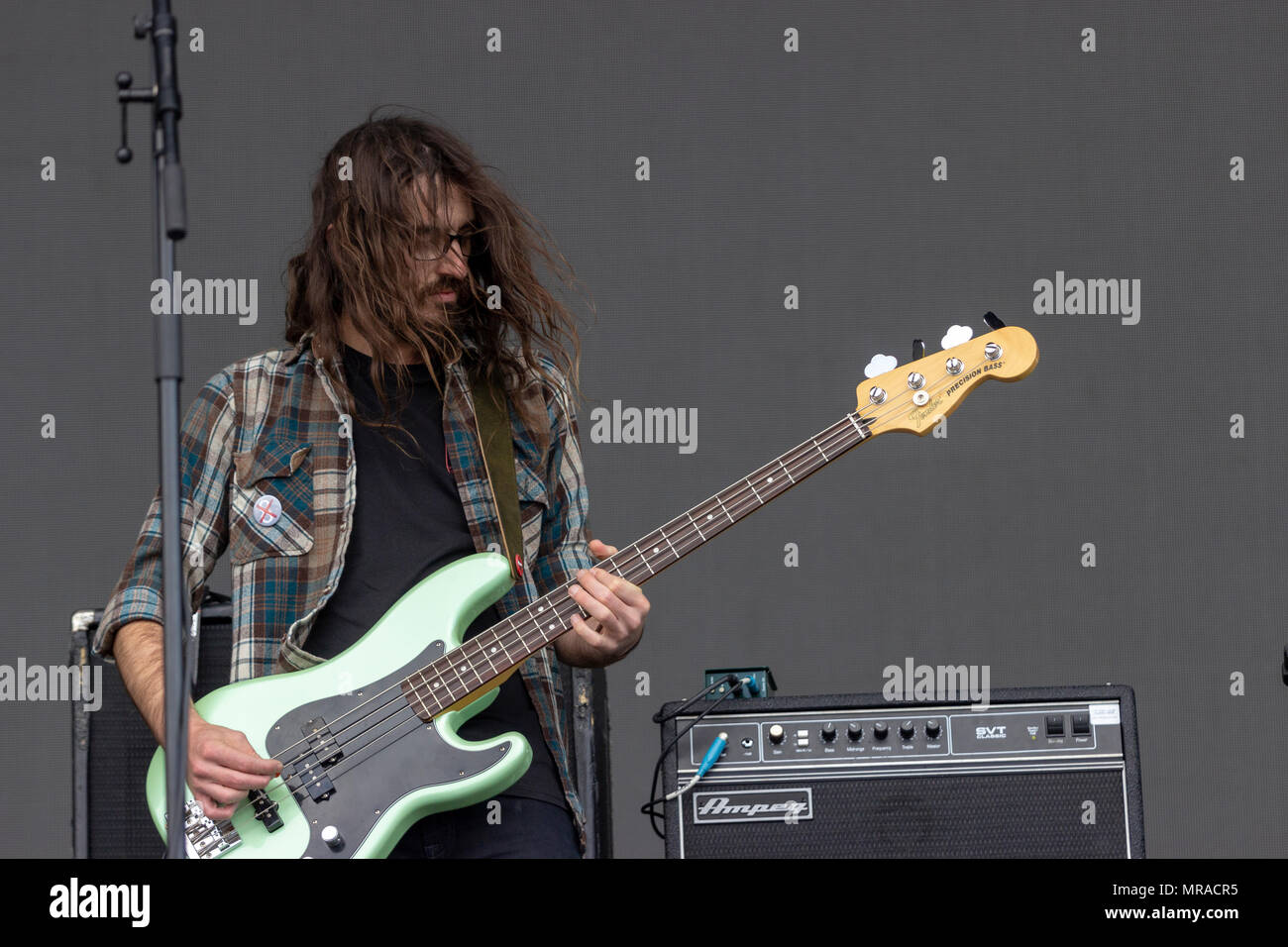 Londra, UK, 25 maggio 2018. Courtney Melba Barnet è un australiano cantante, compositore e musicista. Conosciuta per il suo spiritoso, rampicate testi e deadpan stile di canto, Barnet attirato l attenzione con il rilascio del suo debutto EP, ho un amico chiamato Emily Ferris. Credito: Darron Mark/Alamy Live News Foto Stock