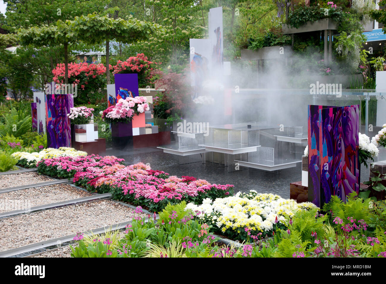 Wuhan acqua giardino, RHS Chelsea Flower Show 2018 Foto Stock