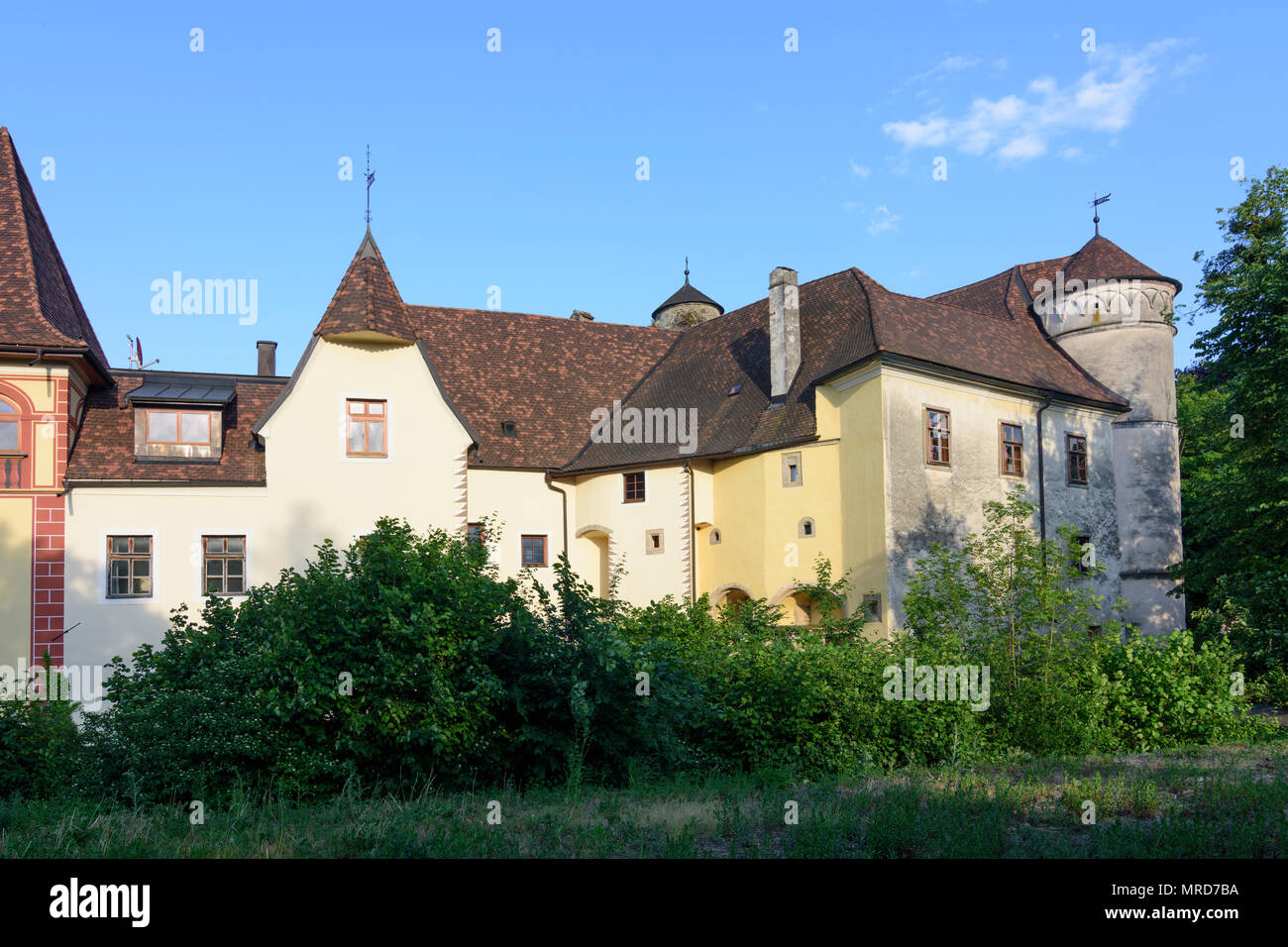 Purgstall an der Erlauf: castello Schloss Purgstall in Austria, Niederösterreich, Bassa Austria, Mostviertel Foto Stock