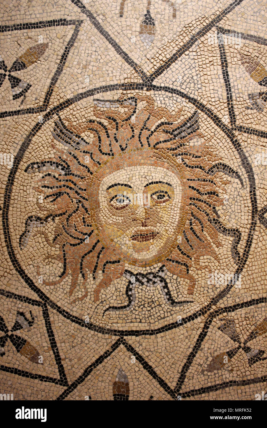 Mosaico di Medusa Foto Stock