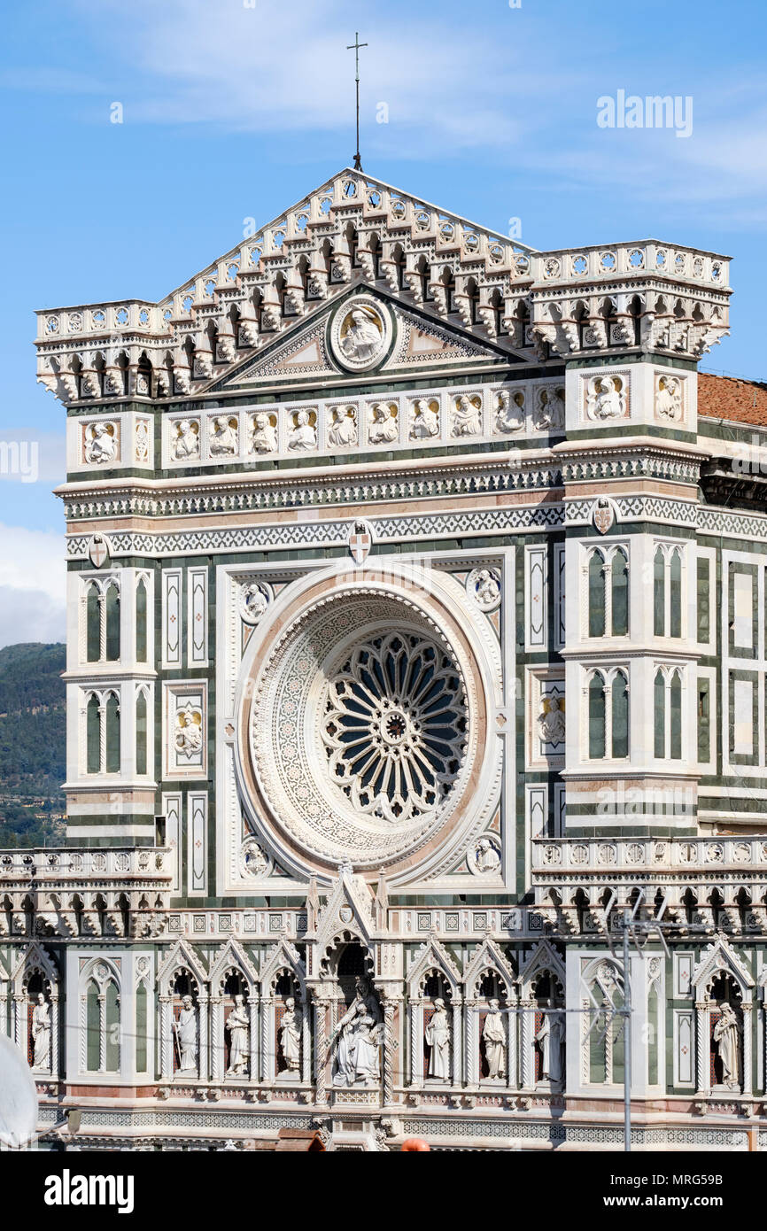 Cattedrale di Santa Maria del Fiore, Firenze, Toscana, Italia, Europa Foto Stock