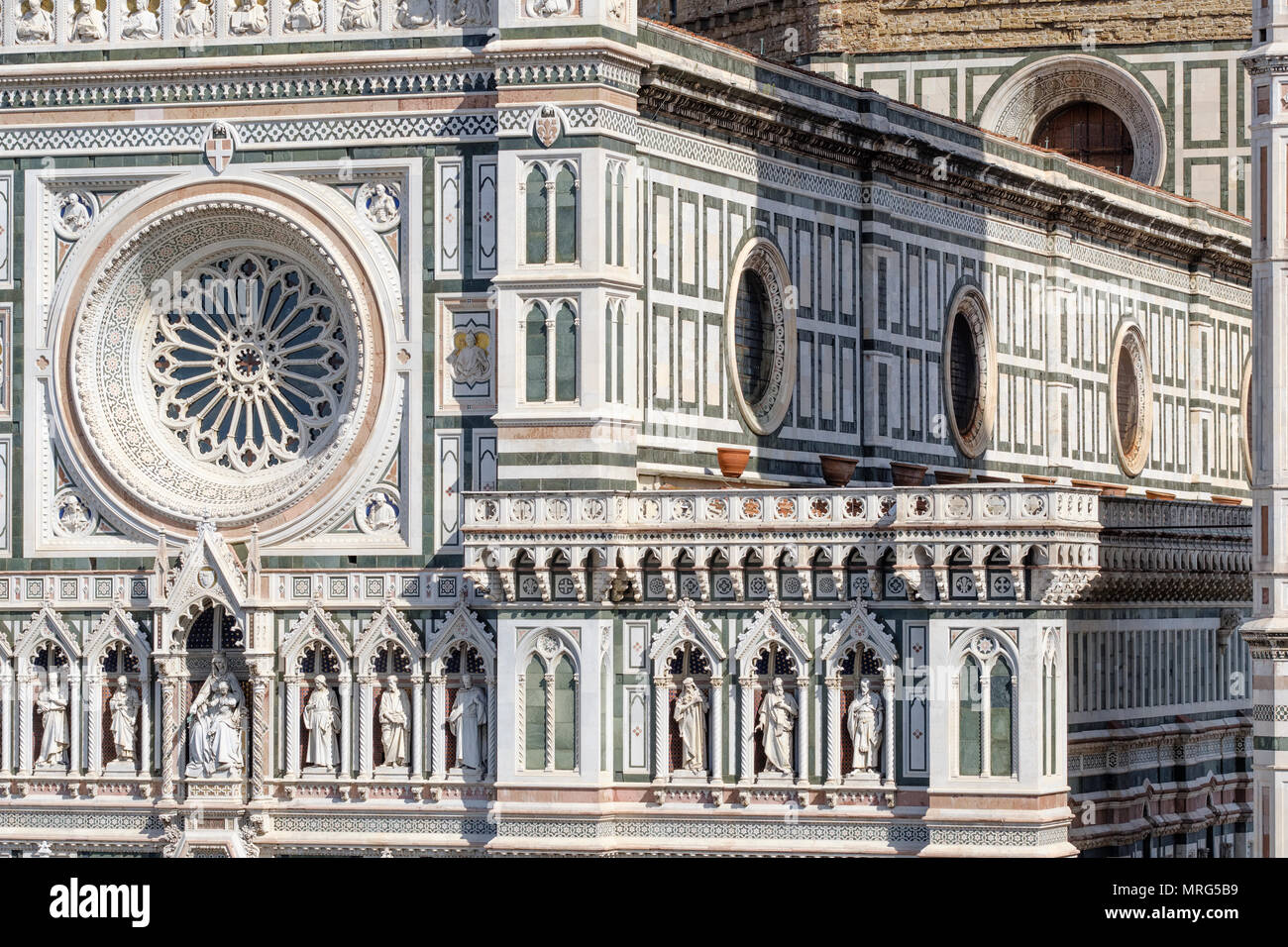 Cattedrale di Santa Maria del Fiore, Firenze, Toscana, Italia, Europa Foto Stock