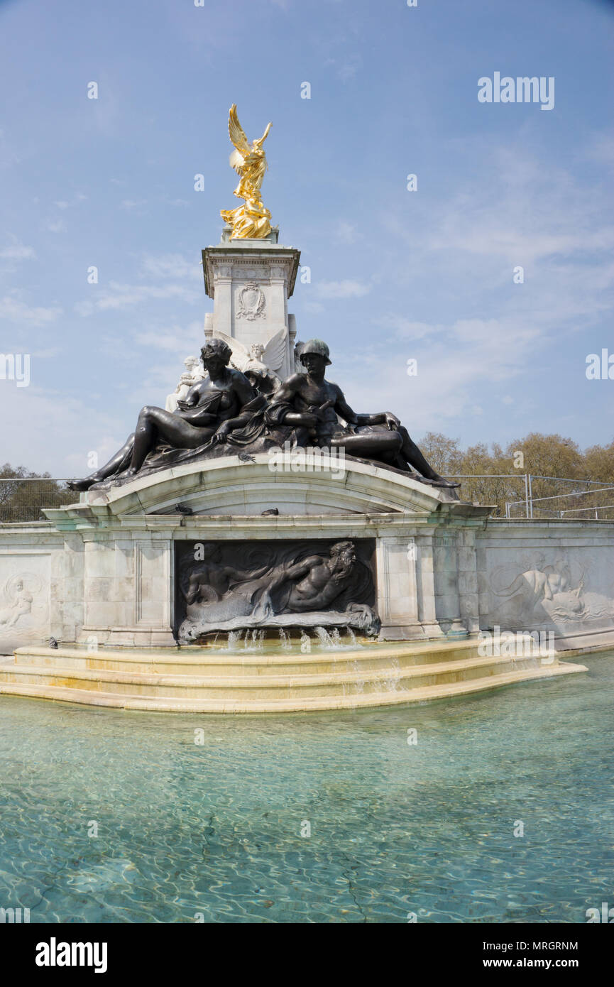 Victoria Memorial, Buckingham Palace, London Inghilterra England Foto Stock