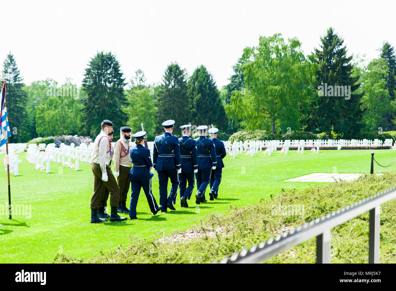 Lussemburgo Cimitero e memoriale americano Foto Stock