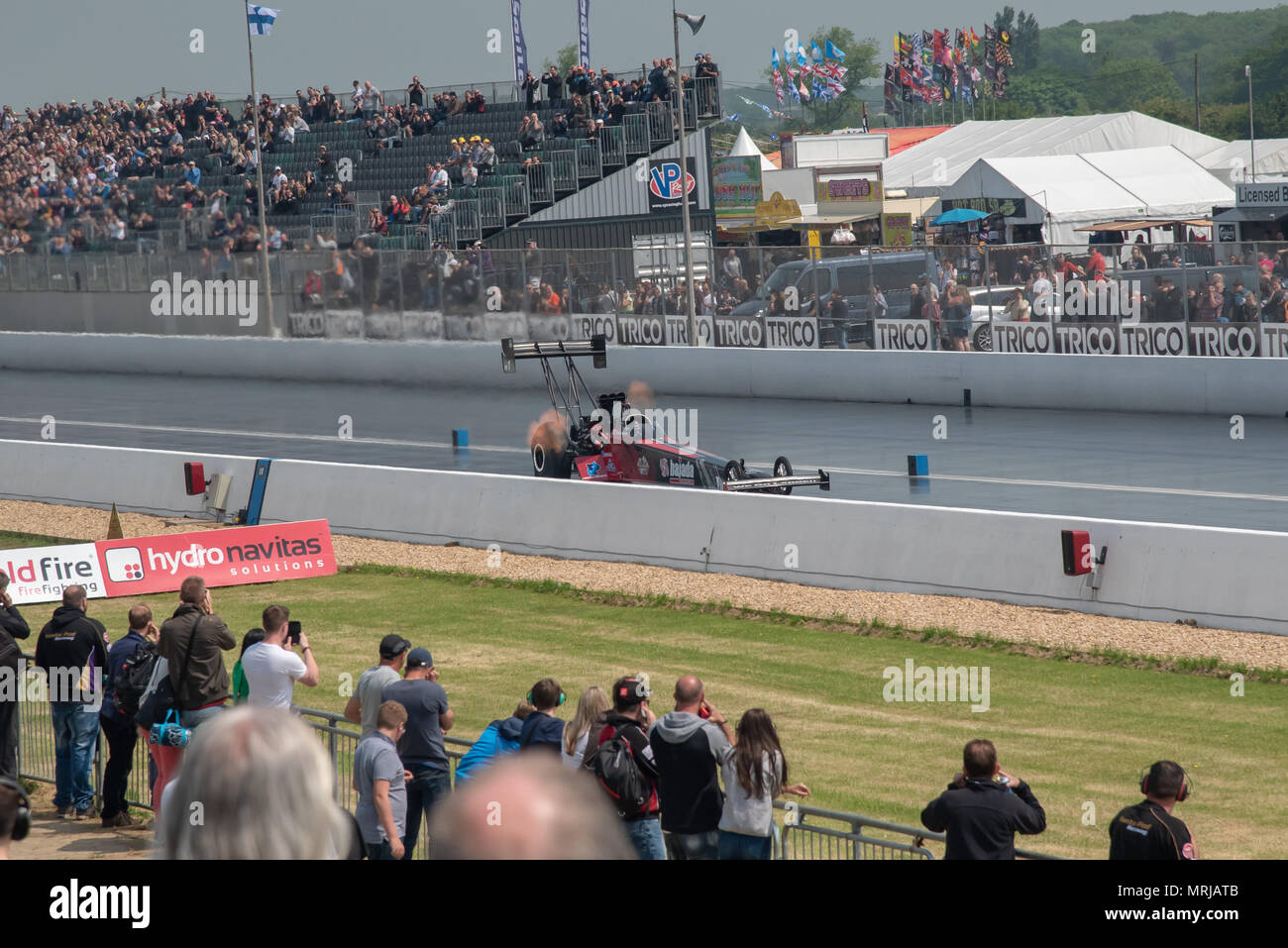 Santa Pod l evento principale Foto Stock