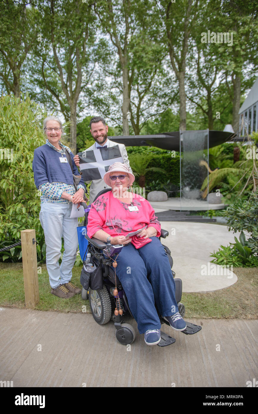 Il VTB Capital giardino riunisce la musica originale, il balletto, garden design, scultura e architettura per creare un giardino ispirato ai lavori di Ba Foto Stock