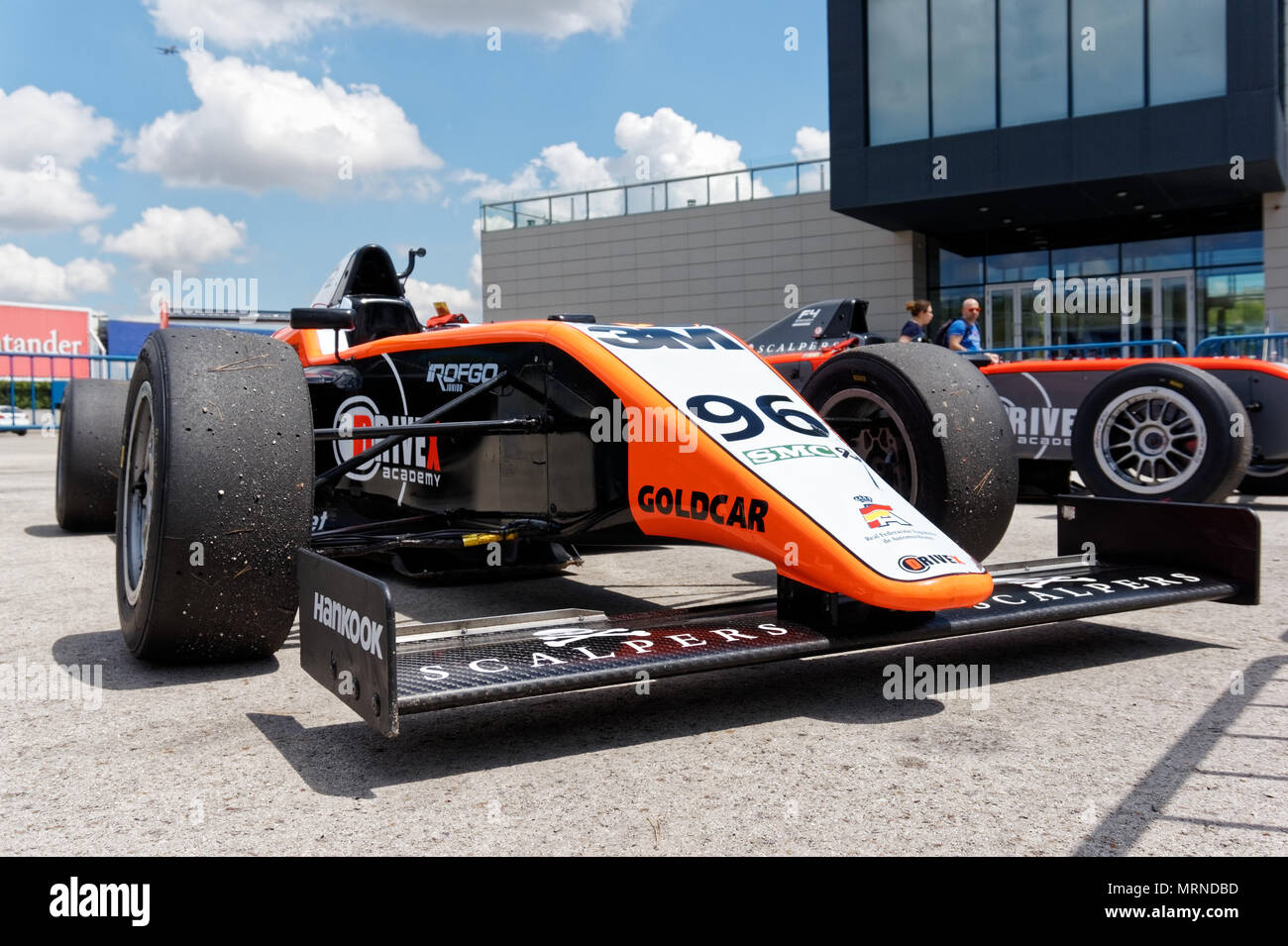 Gara di Jarama circuito, Madrid, Spagna - 26 Maggio 2018: Tatuus della FIA di F4, Benjamin Roald Goethe. Gara di campionato per monoposto 2018, Jarama circuito di gara, Madrid, Spagna Credito: EnriquePSans/Alamy Live News Foto Stock