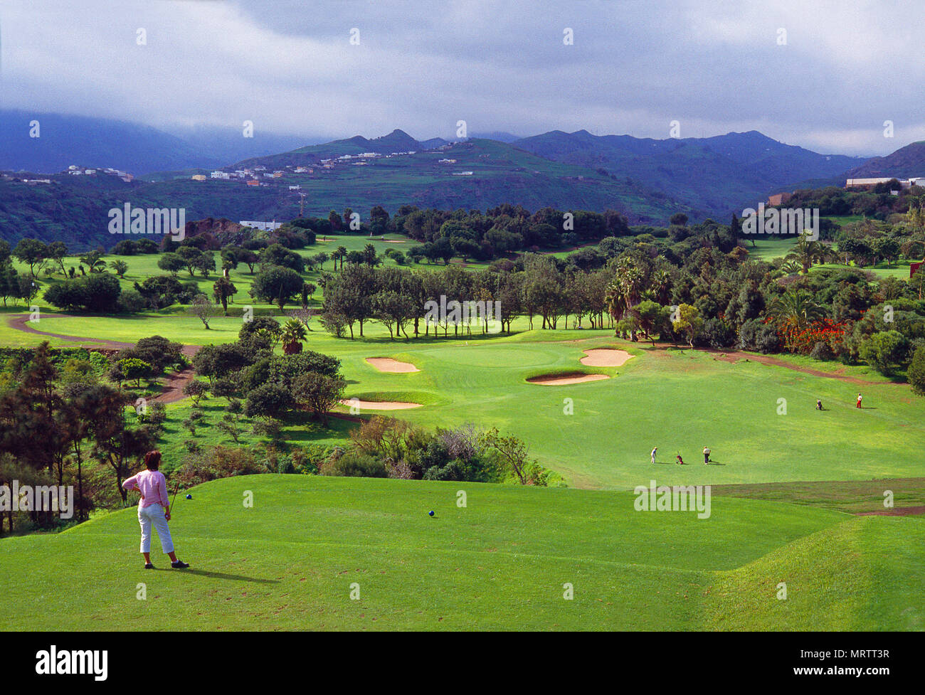 Bandama Golf Club. Gran Canaria Island, Isole Canarie, Spagna. Foto Stock
