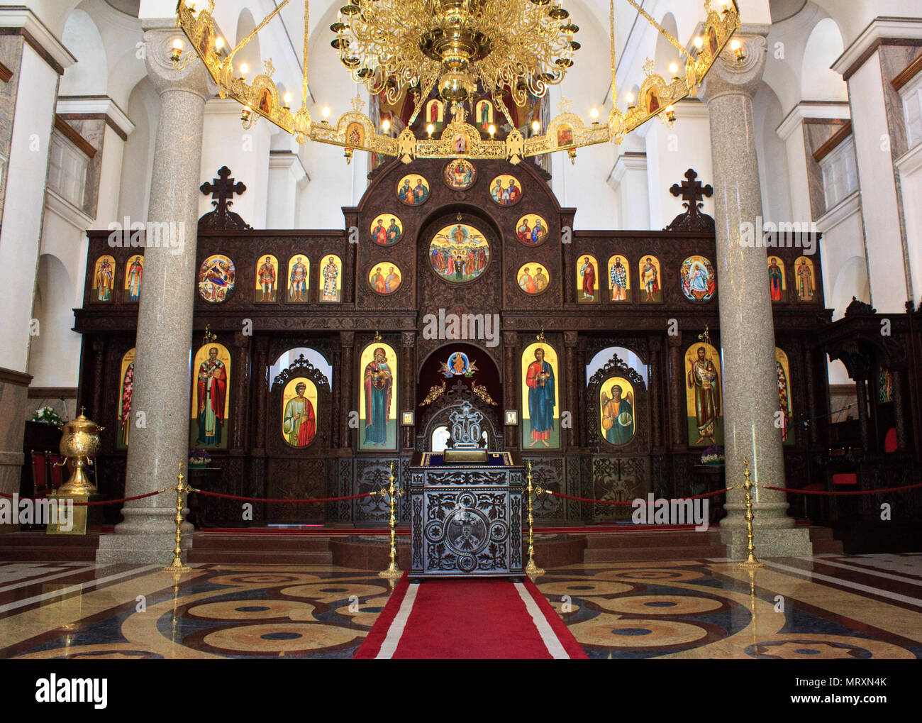 Il serbo cattedrale ortodossa a Banja Luka Foto Stock