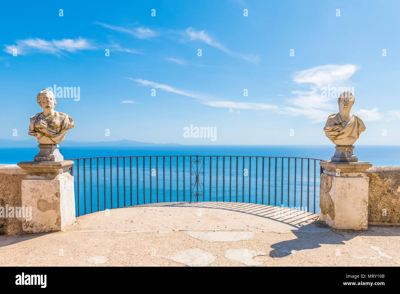 Villa Cimbrone, Ravello, Amalfi, Salerno, Campania, Italia. Foto Stock