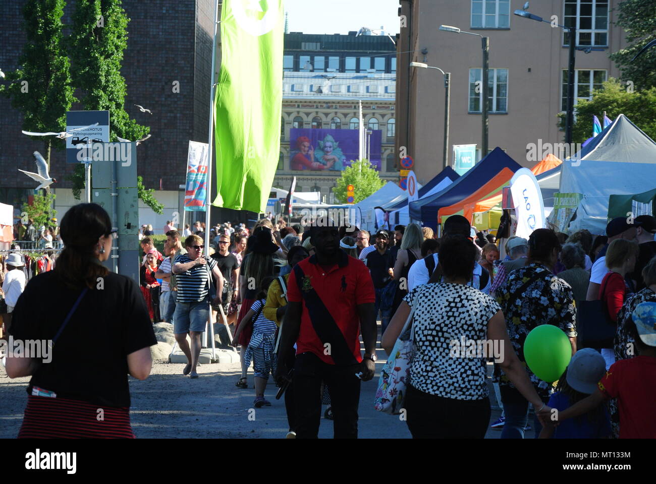 World Village Festival 2018 Helsinki. Foto Stock