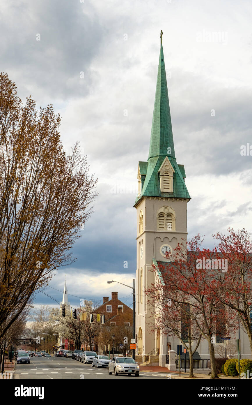 St Georges Chiesa Episcopale, 905 Princess Anne Street, di Fredericksburg, Virginia Foto Stock
