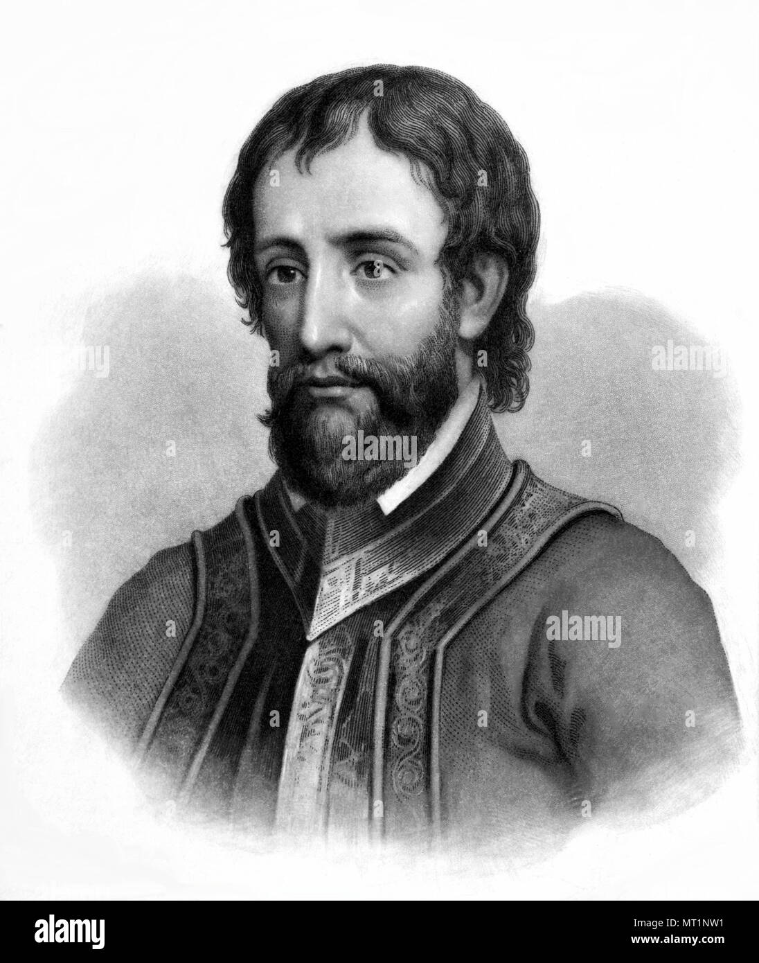 Hernando De Soto (1495 - 1542), esploratore spagnolo Foto Stock