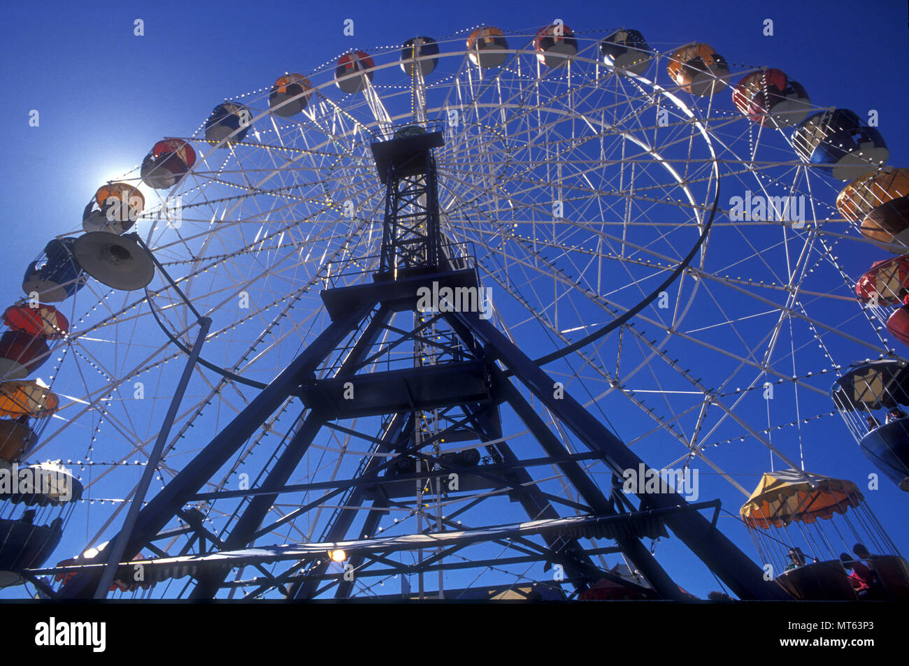 Ruota panoramica Ferris, Adelaide Show Grounds, Sud Australia Foto Stock