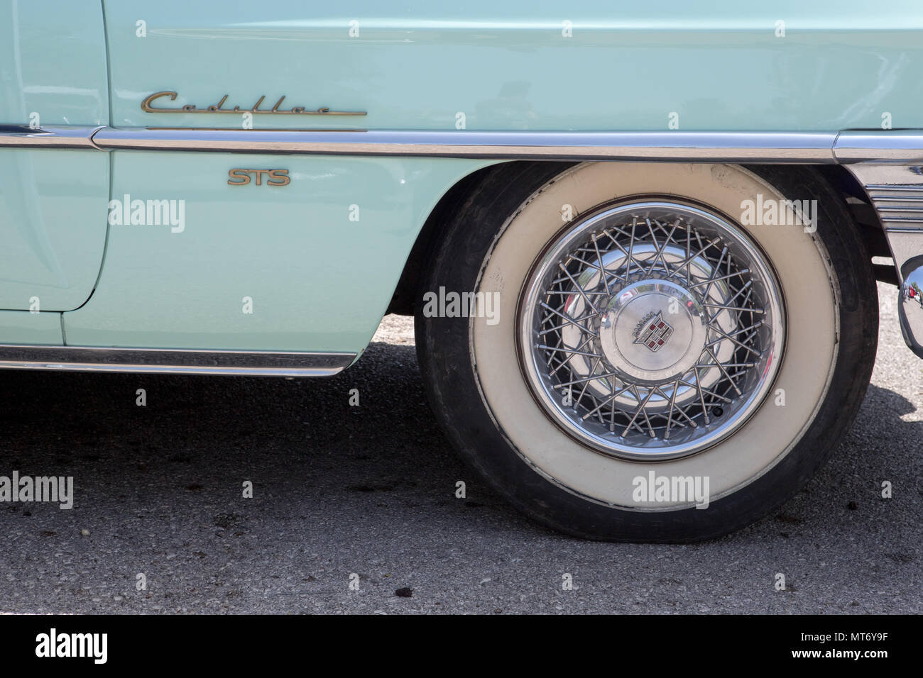 Classic Car Cadillac STS cinquantesimo lo stile vintage americano auto Foto Stock