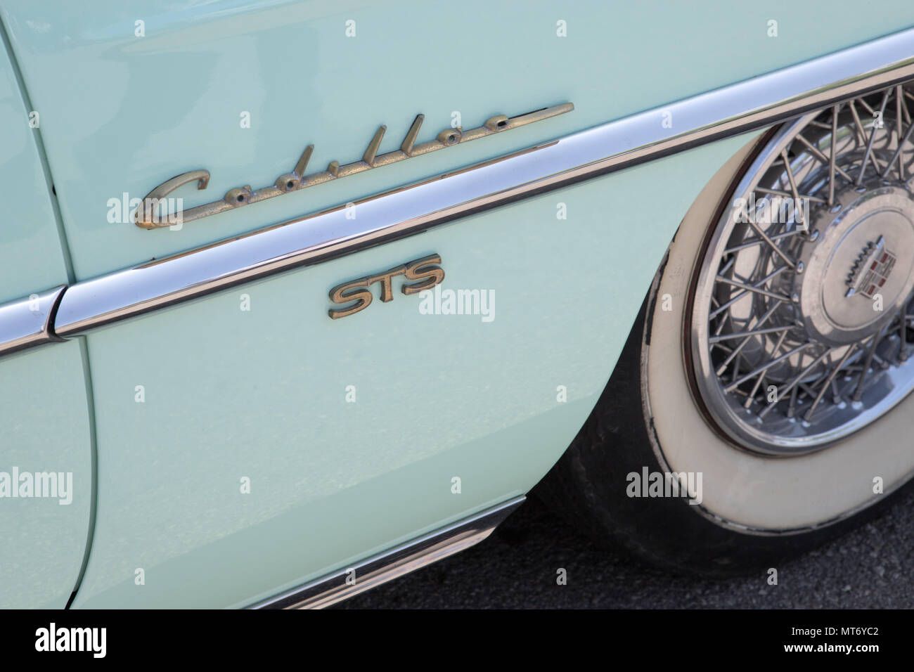 Classic Car Cadillac STS cinquantesimo lo stile vintage americano auto Foto Stock