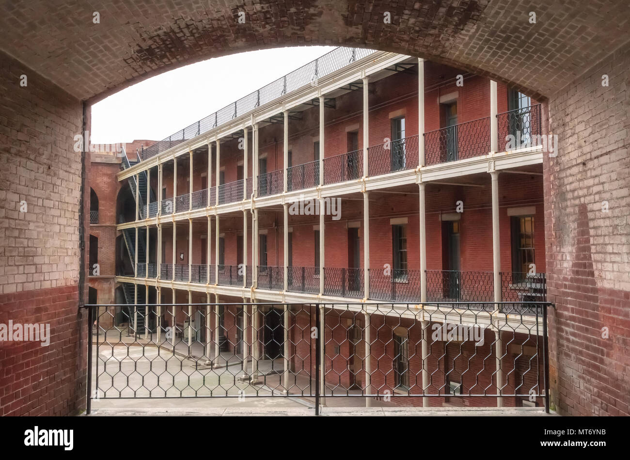 Strutture a storico Fort Point in San Francisco, California, Stati Uniti. Foto Stock