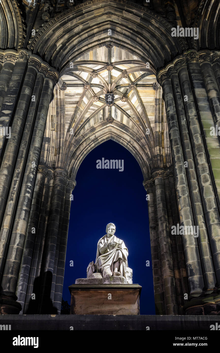 Il monumento di Scott, Edimburgo Foto Stock