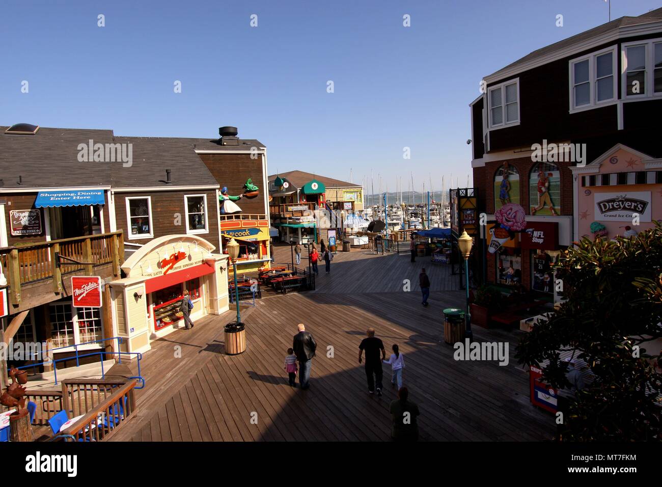 Pier 39 in San Francisco Foto Stock