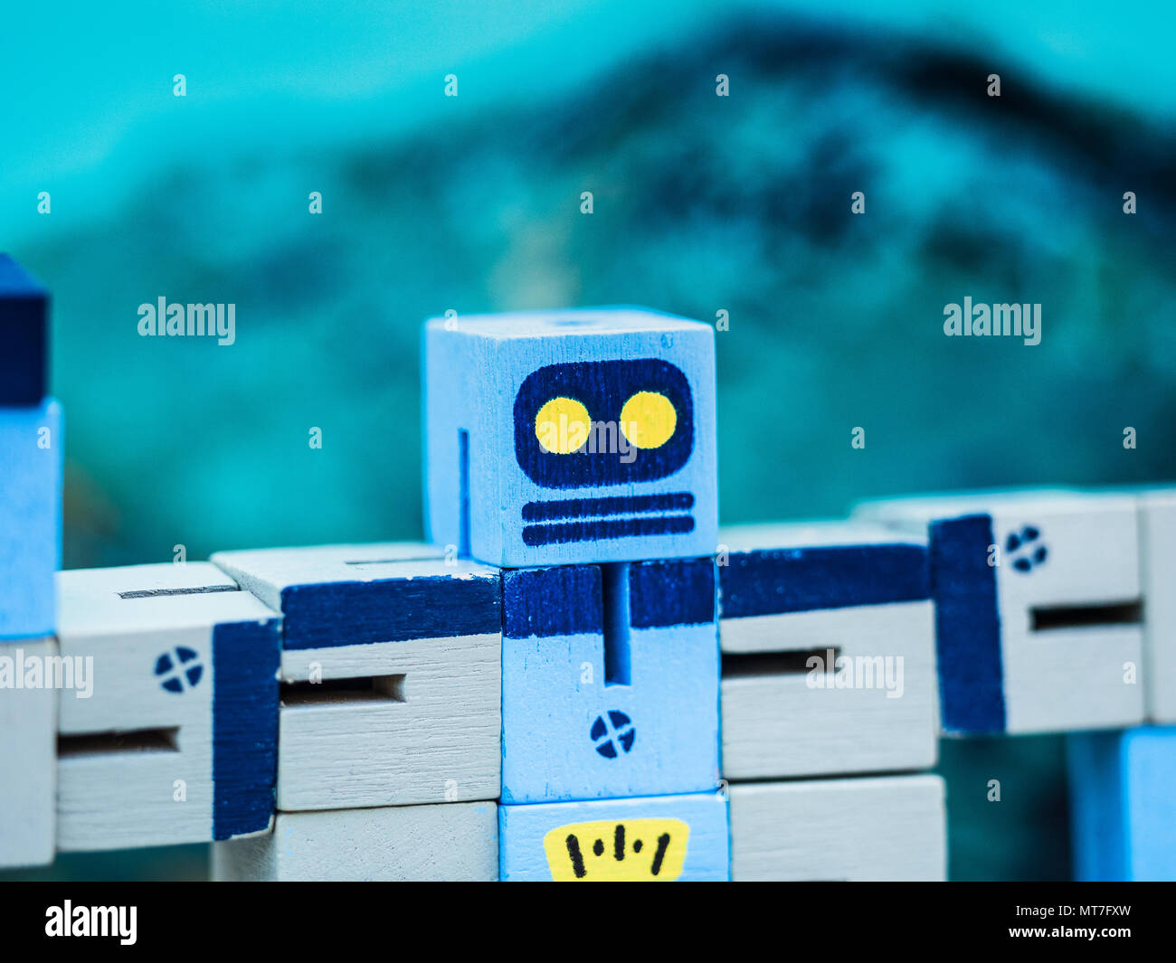 Robot - Attenzione i robot sono in arrivo Foto Stock