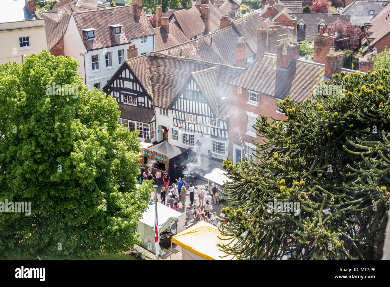 Alcester Food Festival Foto Stock
