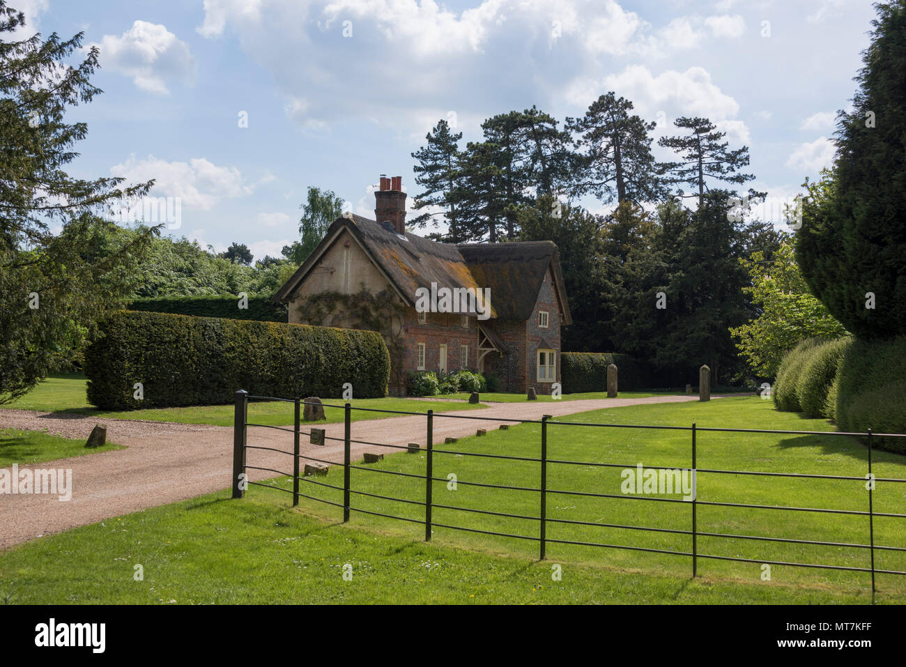 Ingresso Pyrton Manor, Pyrton, Oxfordshire, Regno Unito Foto Stock