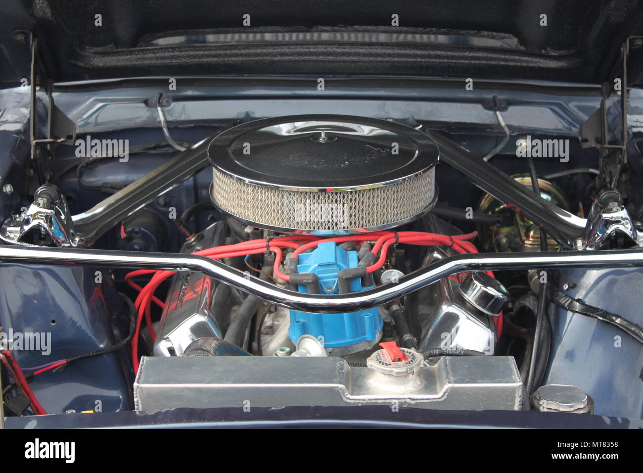 V8 Motore auto Foto Stock