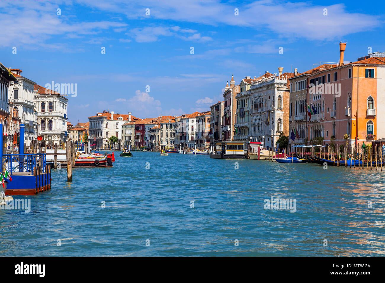 Canal Grande di Venezia Foto Stock