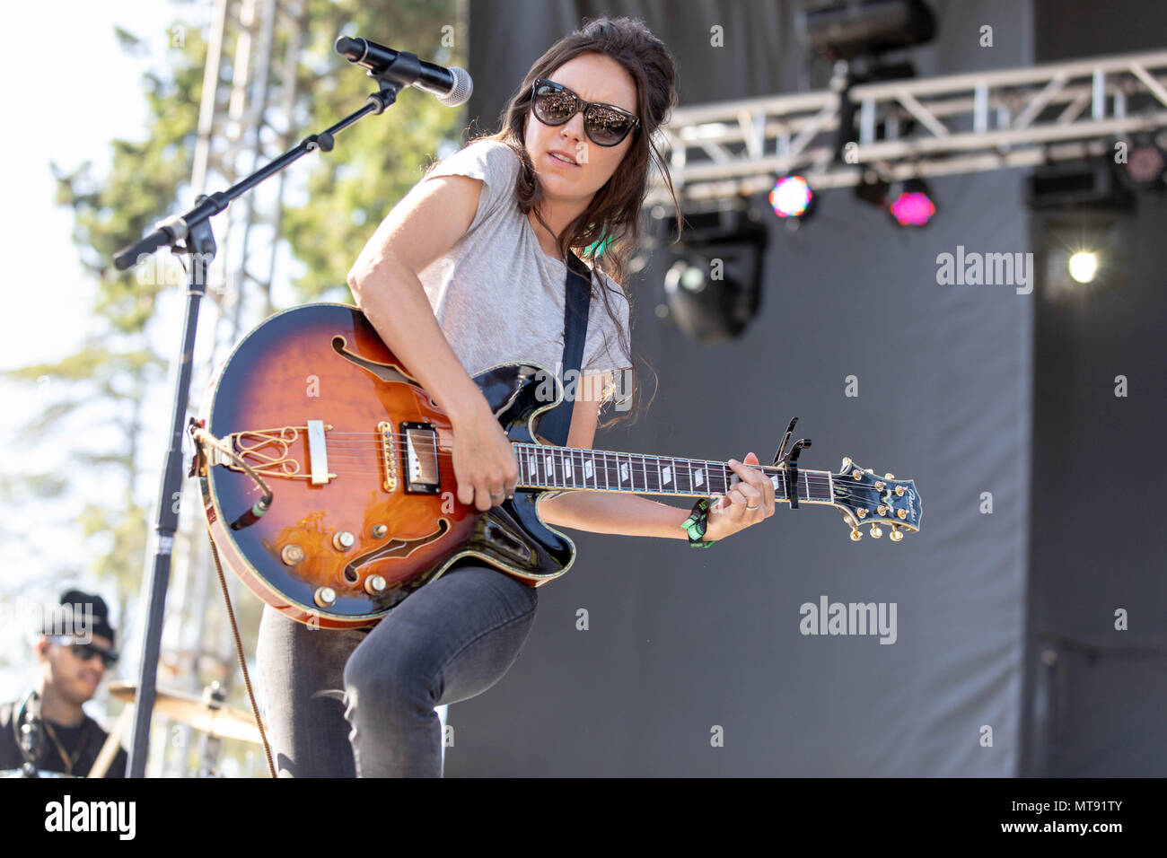 Napa California, Stati Uniti d'America. 27 Maggio, 2018. AMY SHARK BottleRock durante il Festival di Musica a Napa Valley Expo in Napa California Credit: Daniel DeSlover/ZUMA filo/Alamy Live News Foto Stock