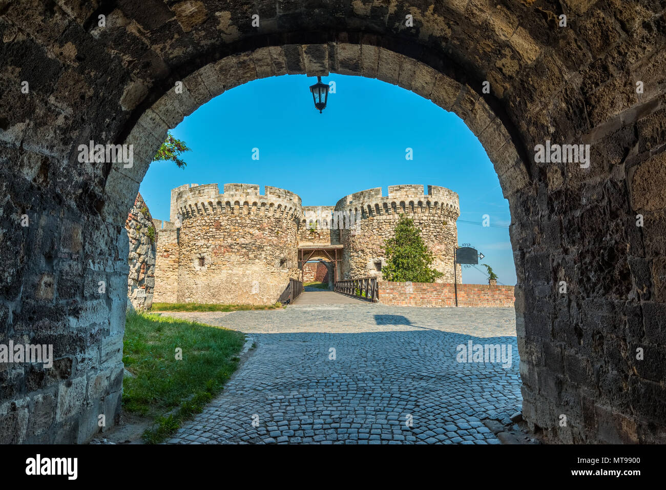 Fortezza di Kalemegdan a Belgrado in Serbia Foto Stock