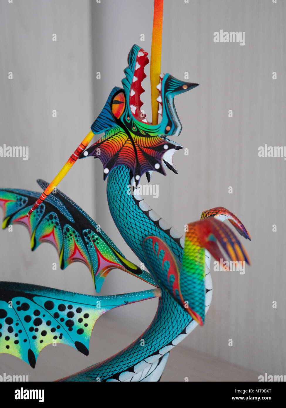 Mitica creatura messicana craft alebrije Foto Stock