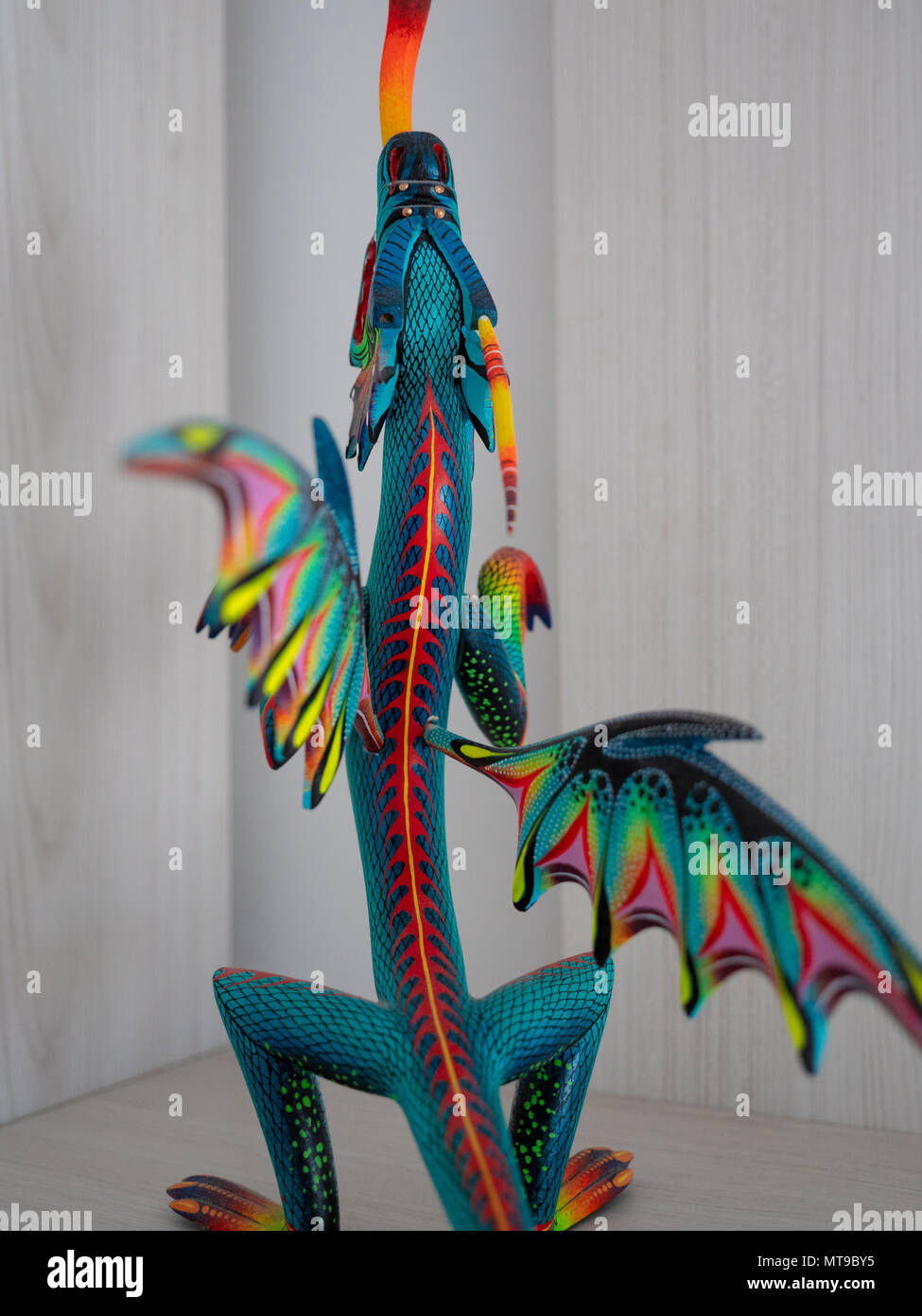 Mitica creatura messicana craft alebrije Foto Stock