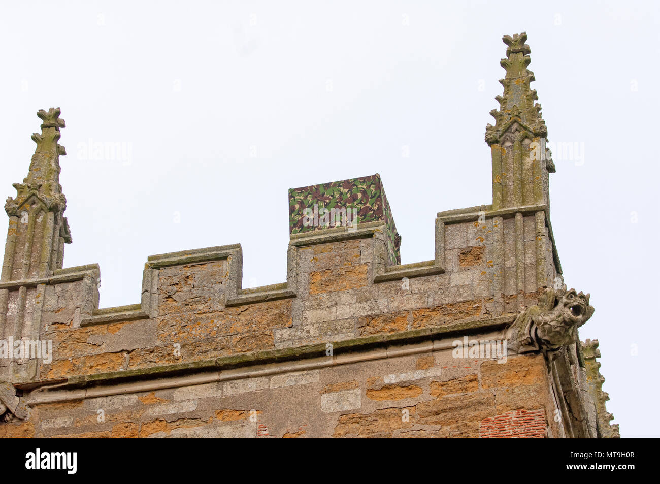 Foto degli uccelli nascondi/tenda impostato per un rookery. Foto Stock