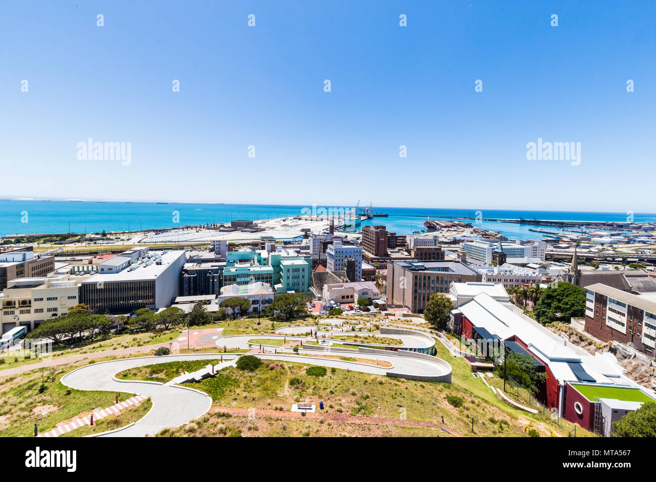 Port Elizabeth i punti di riferimento Foto Stock