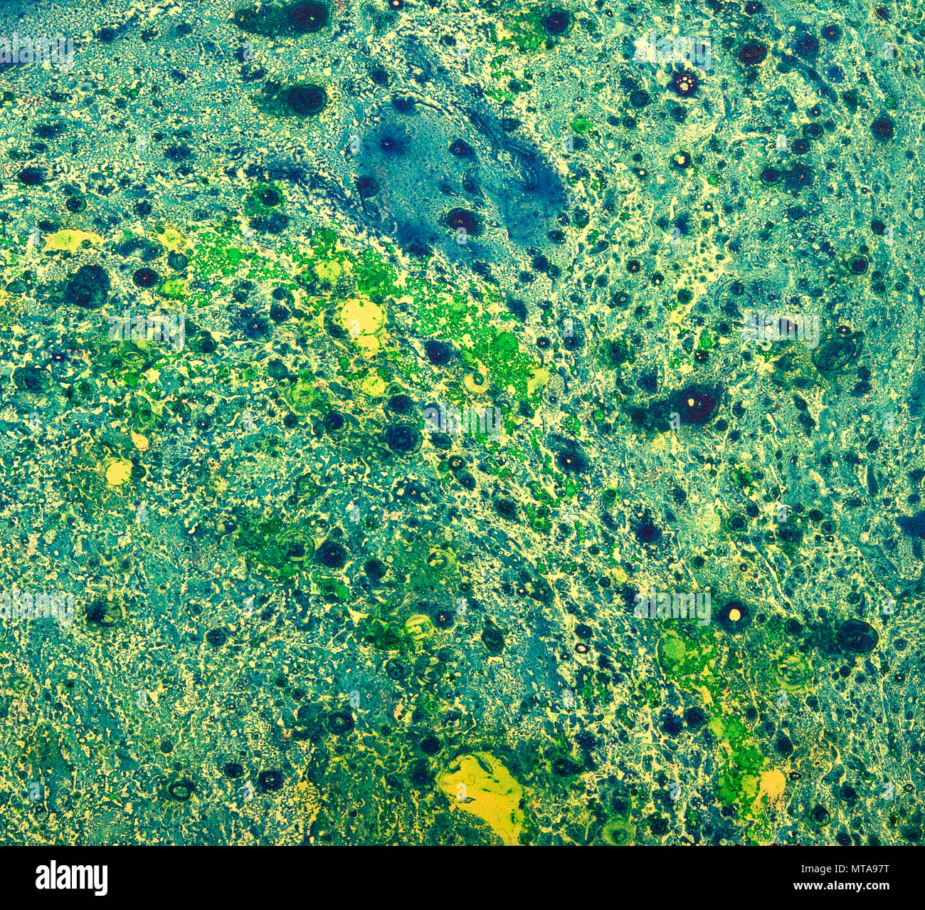 Abstract colorato sfondo costituito da una latta di vernice Foto Stock Abstract colorato sfondo costituito da una latta di vernice Foto Stock