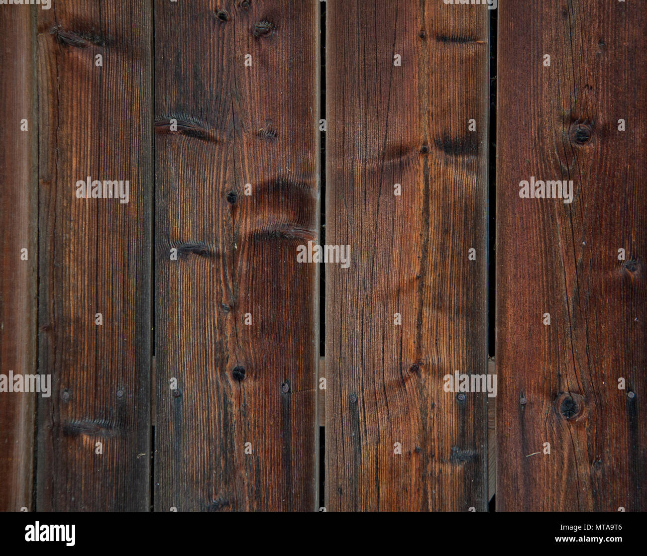 Il vecchio di legno dipinto, tessitura o dello sfondo Foto Stock