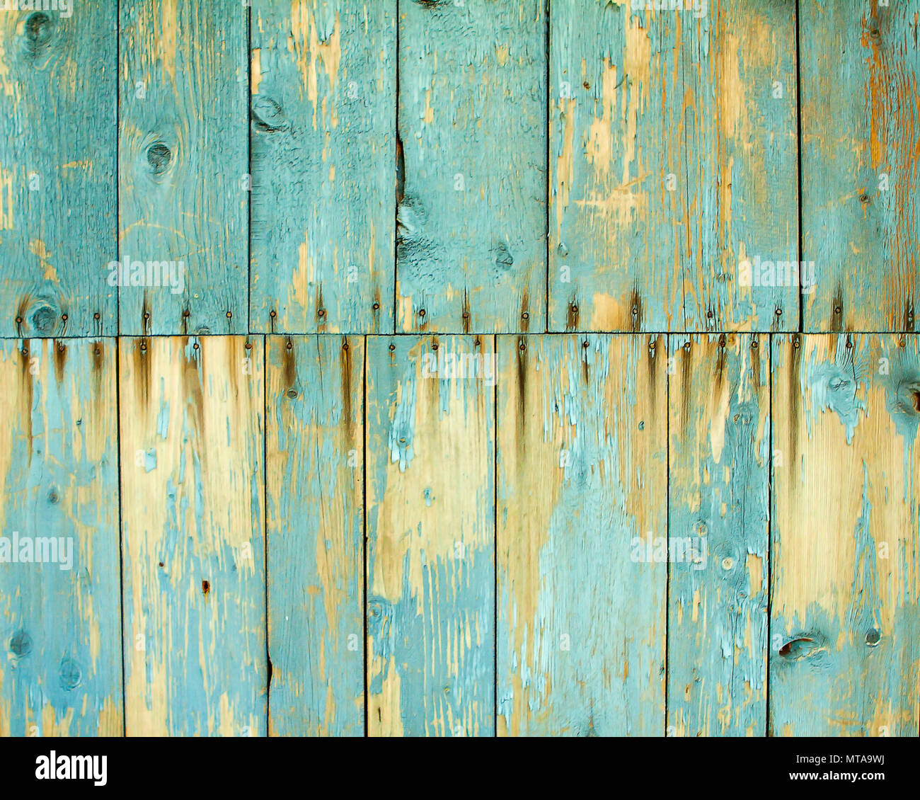 Il legno vecchio recinto sfondo Foto Stock