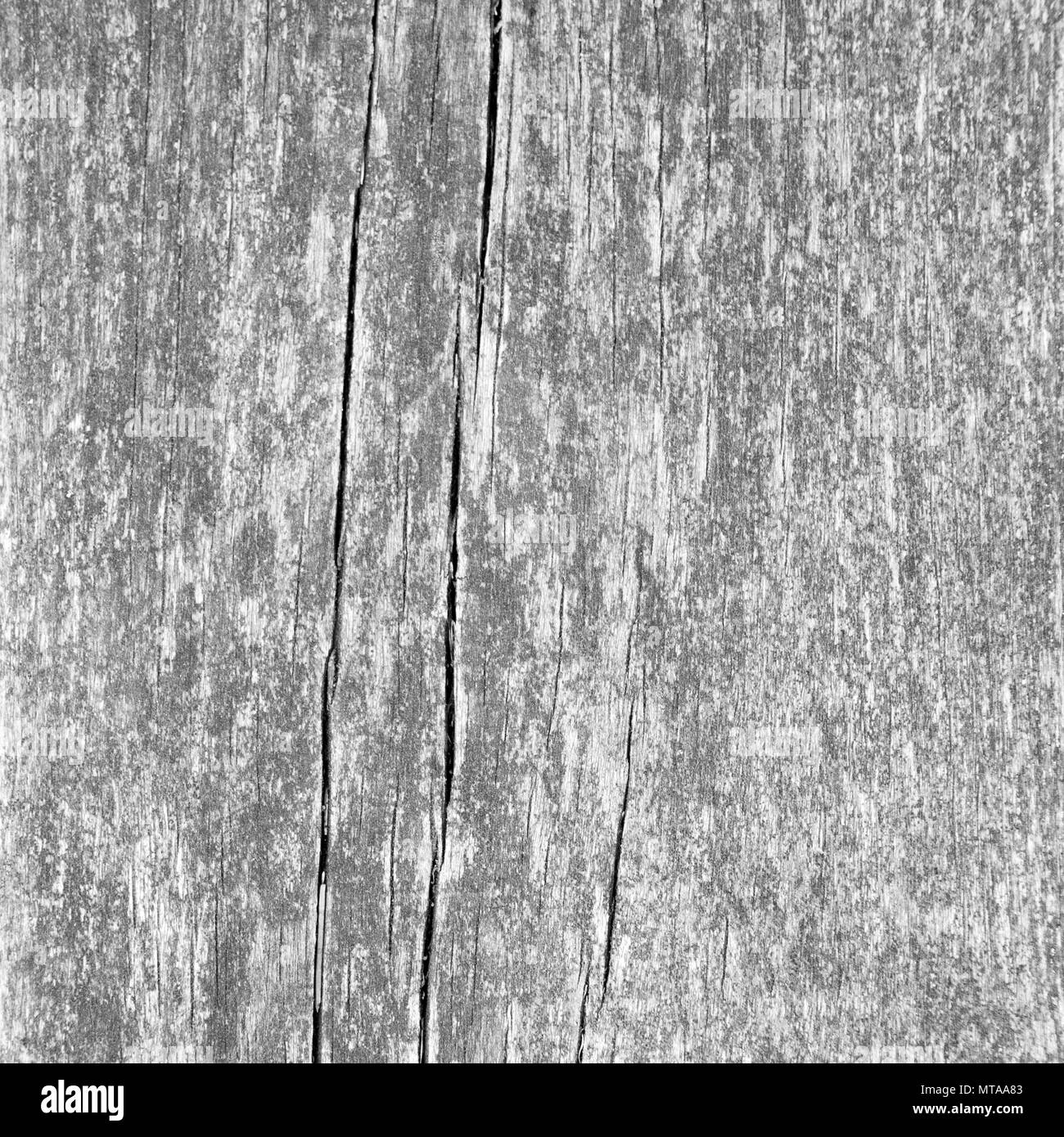 Modello di vecchio weathered muro con travi di legno, sfondo, texture, sfondo Foto Stock