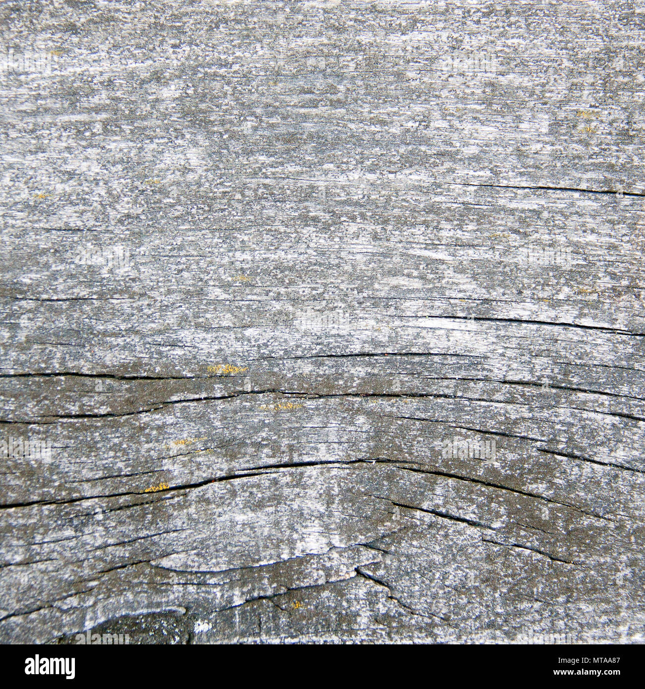 Modello di vecchio weathered muro con travi di legno, sfondo, texture, sfondo Foto Stock