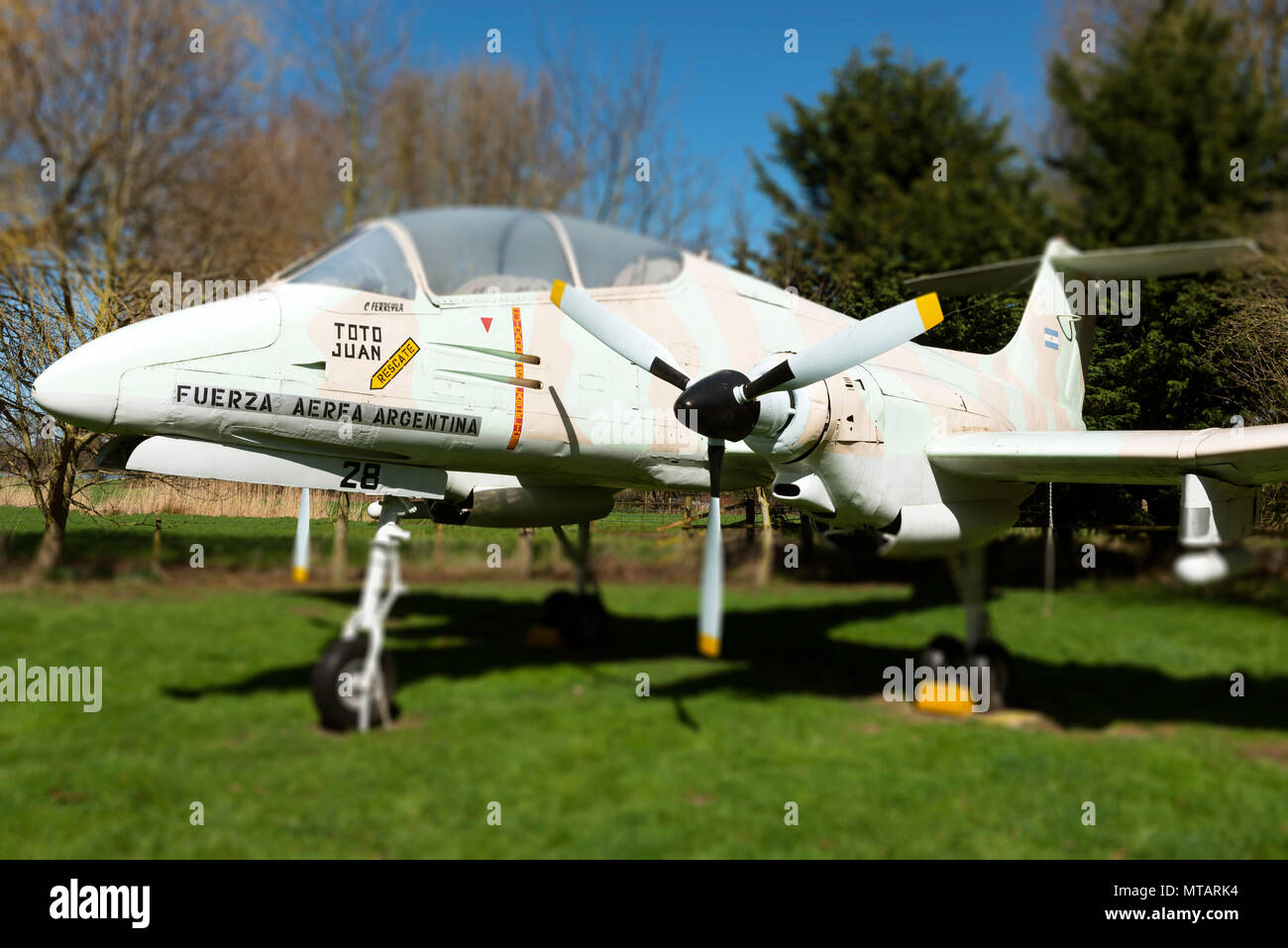 Norfolk e Suffolk Aviation Museum, Flixton, Suffolk, Inghilterra. Foto Stock