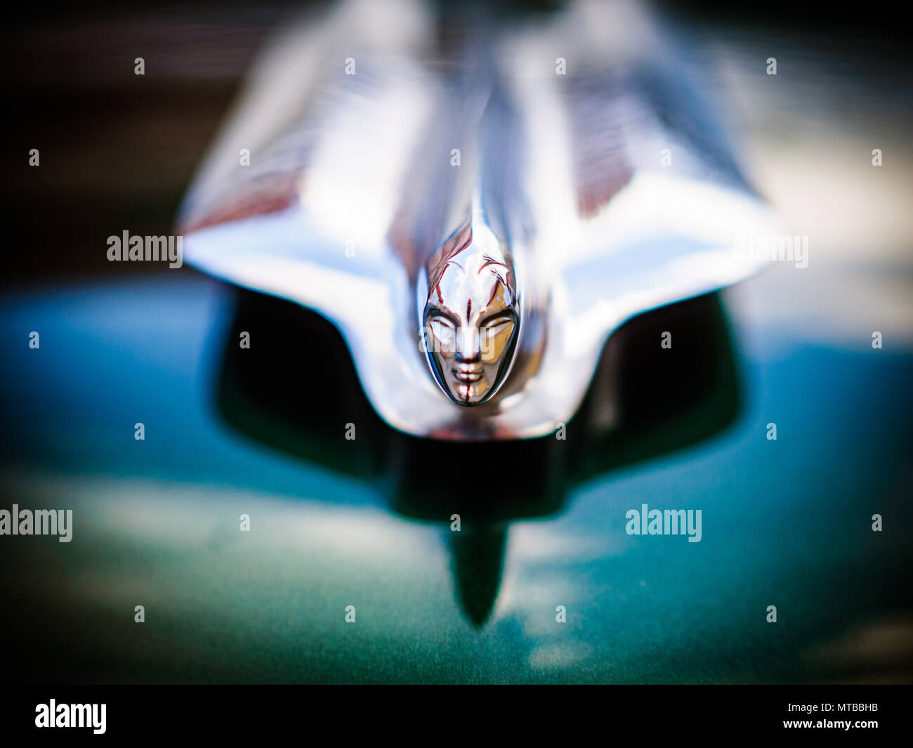 Spirito di ecstasy da Rolls-Royce Phantom V Foto Stock