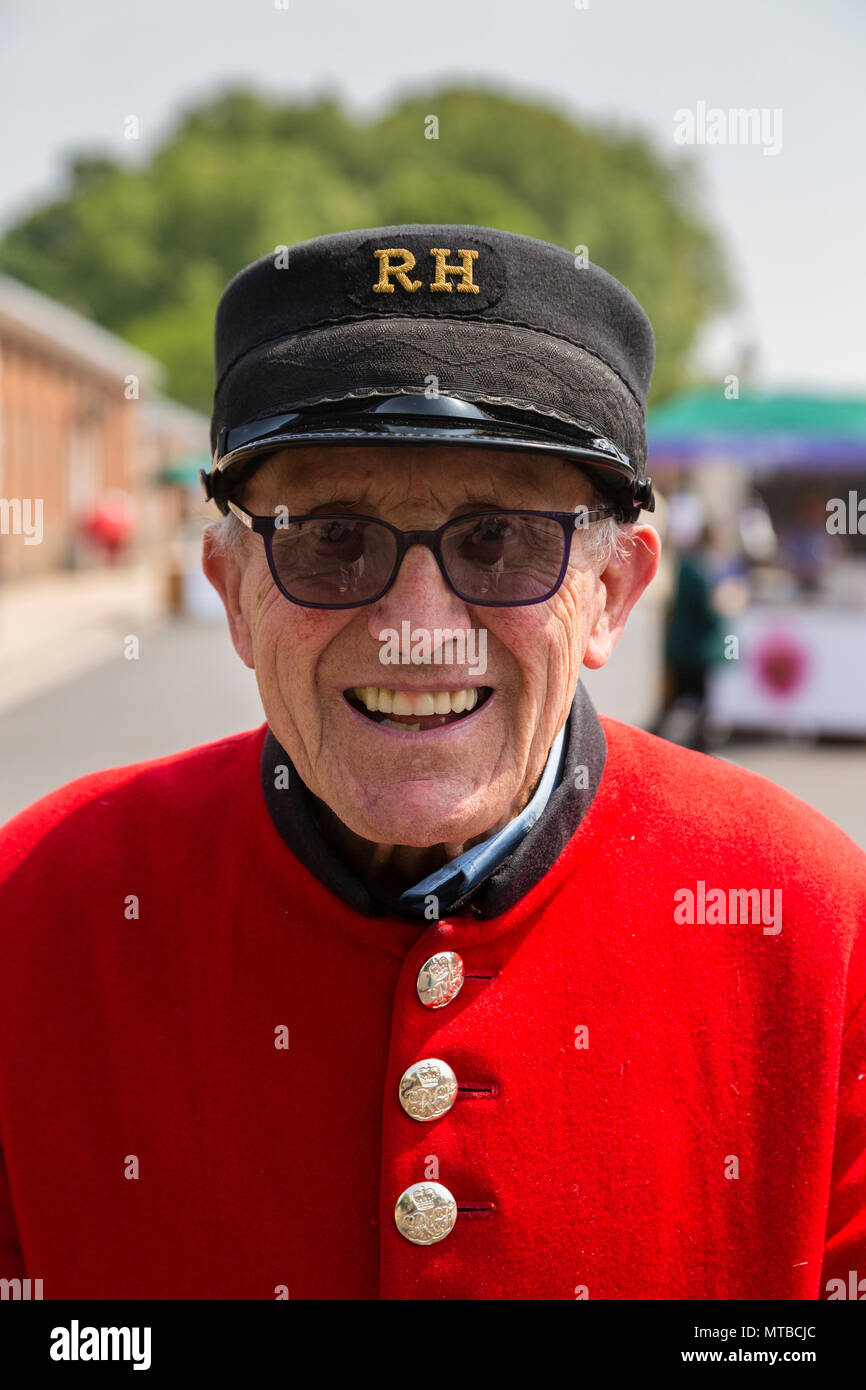 Chelsea pensionato al Chelsea Flower Show di Londra Sabato 27 Maggio 2018 Foto Stock