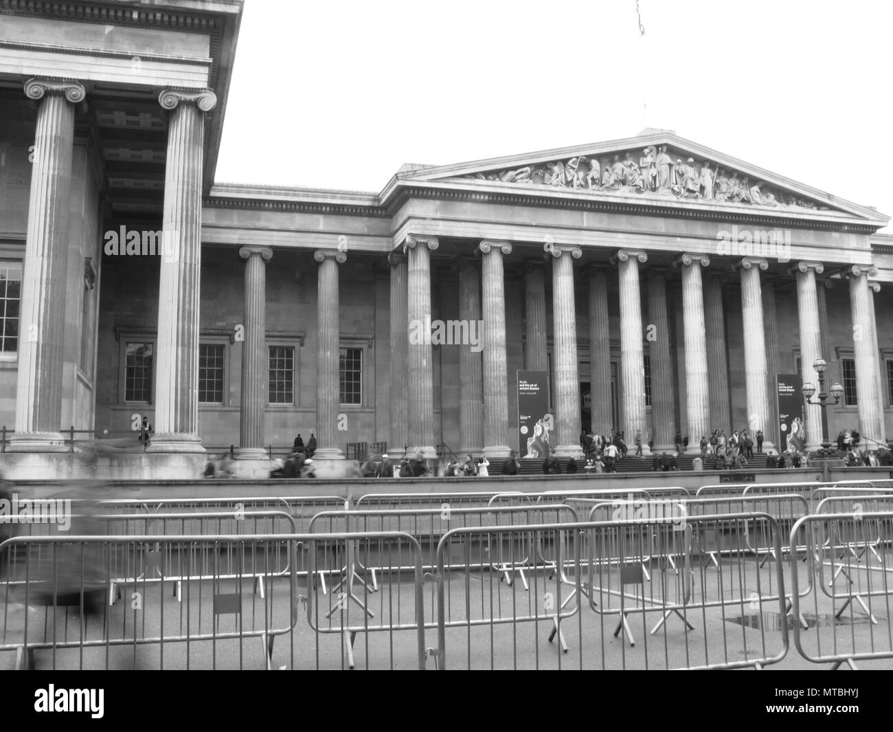 British Museum, Great Russell Street, Londra, Inghilterra Foto Stock