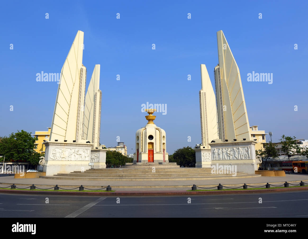 La democrazia un monumento a Bangkok, in Thailandia Foto Stock
