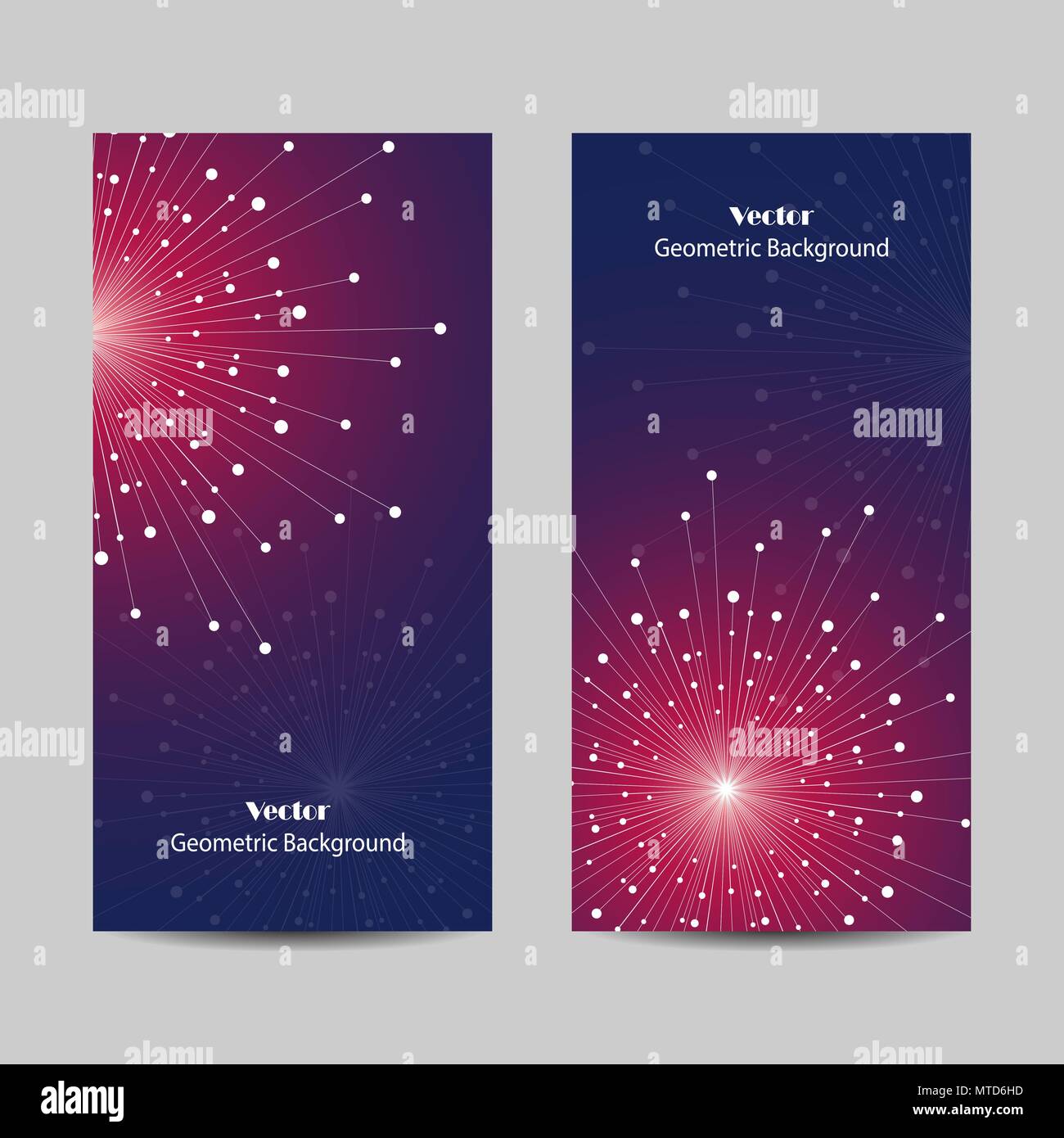 Set di Banner verticale Illustrazione Vettoriale