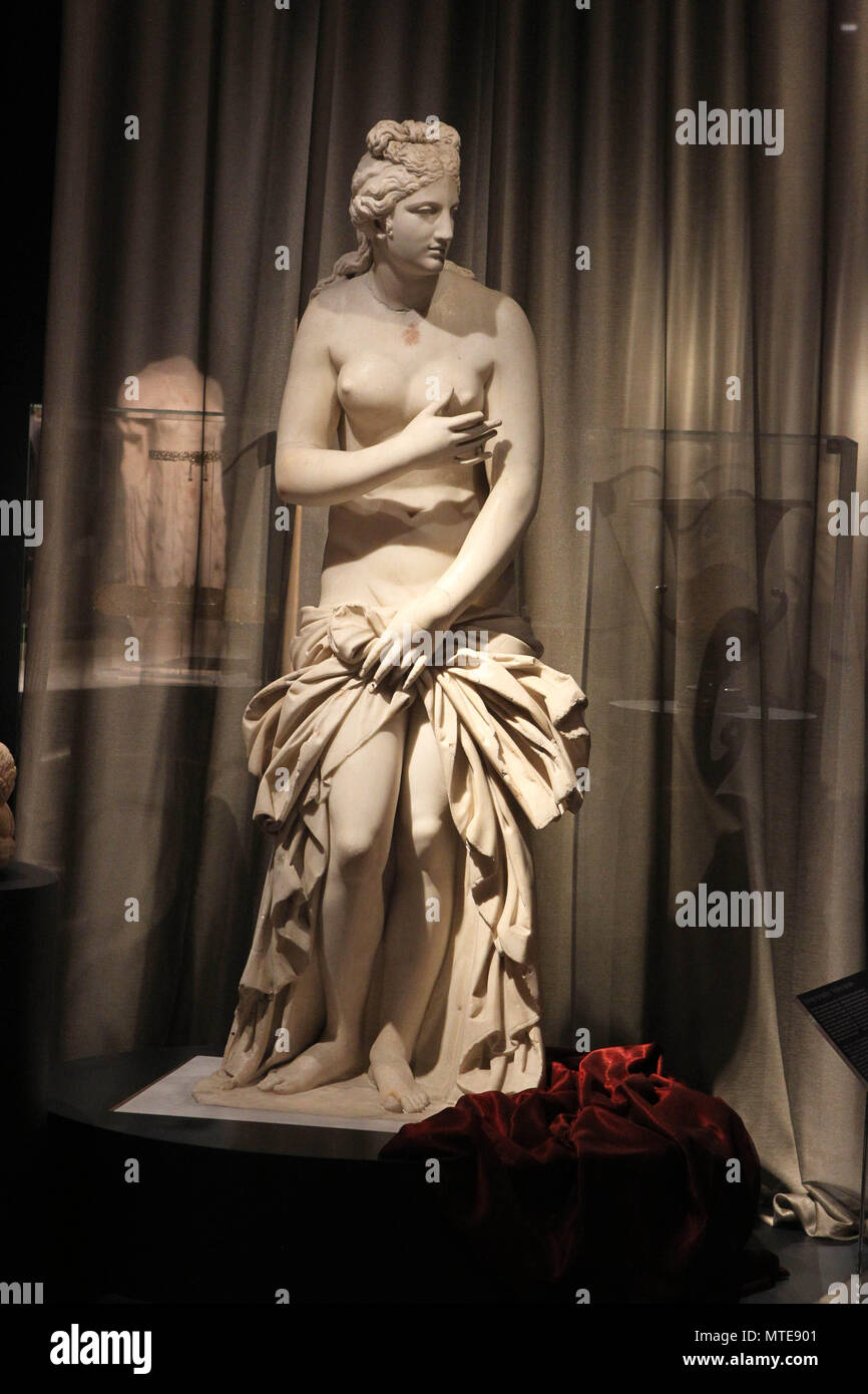 La nascita di Afrodite. "Innumerevoli aspetti di bellezza' nell antica arte presso il Museo Archeologico Nazionale di Atene.la mostra sarà mostrando di Foto Stock