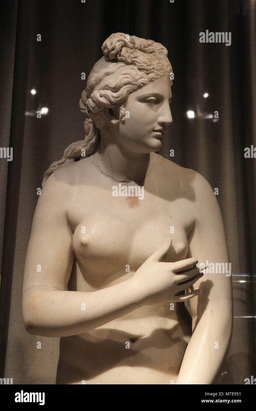 La nascita di Afrodite. "Innumerevoli aspetti di bellezza' nell antica arte presso il Museo Archeologico Nazionale di Atene.la mostra sarà mostrando di Foto Stock