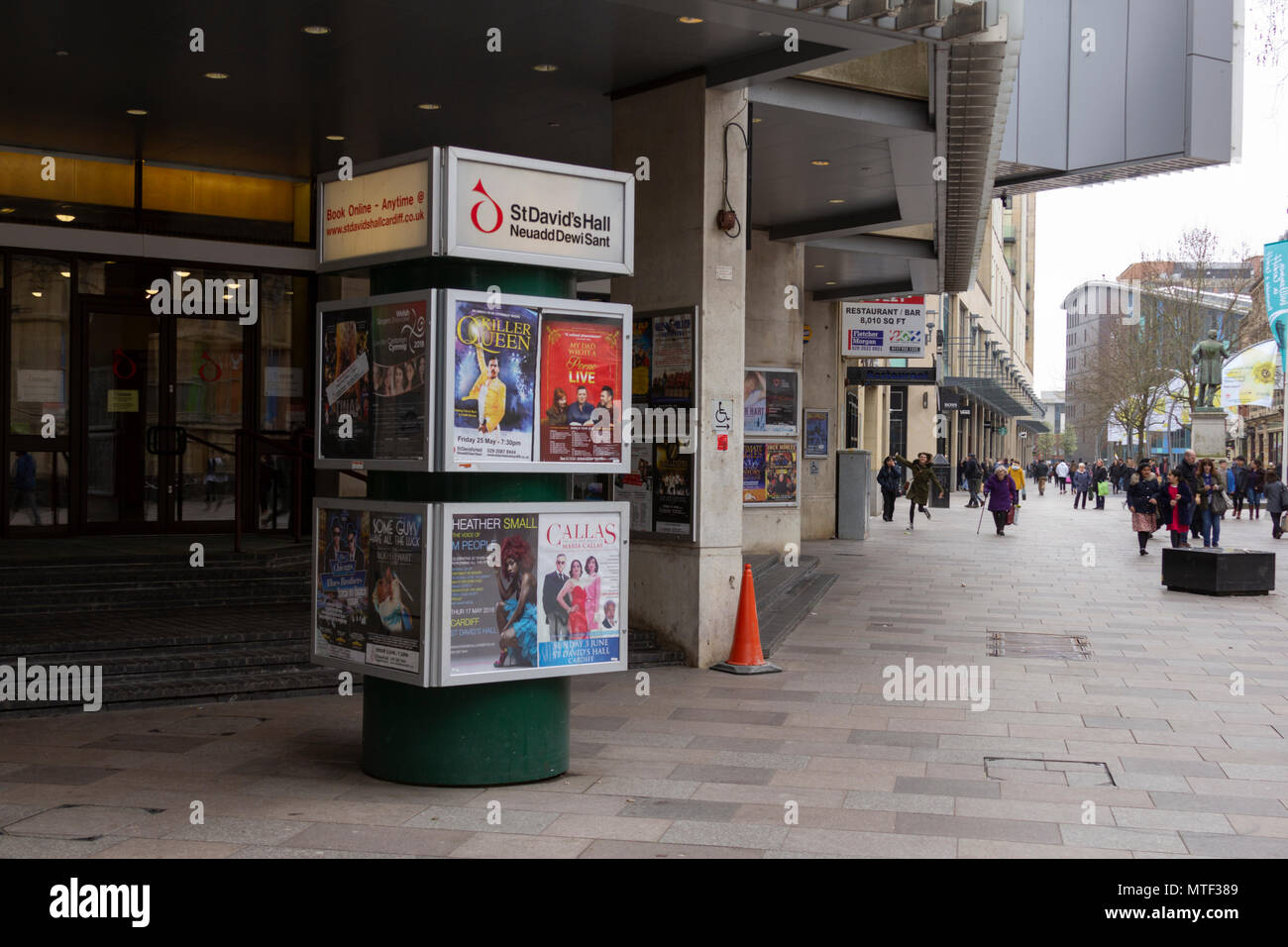 Cinema, la St Davids Hall Foto Stock