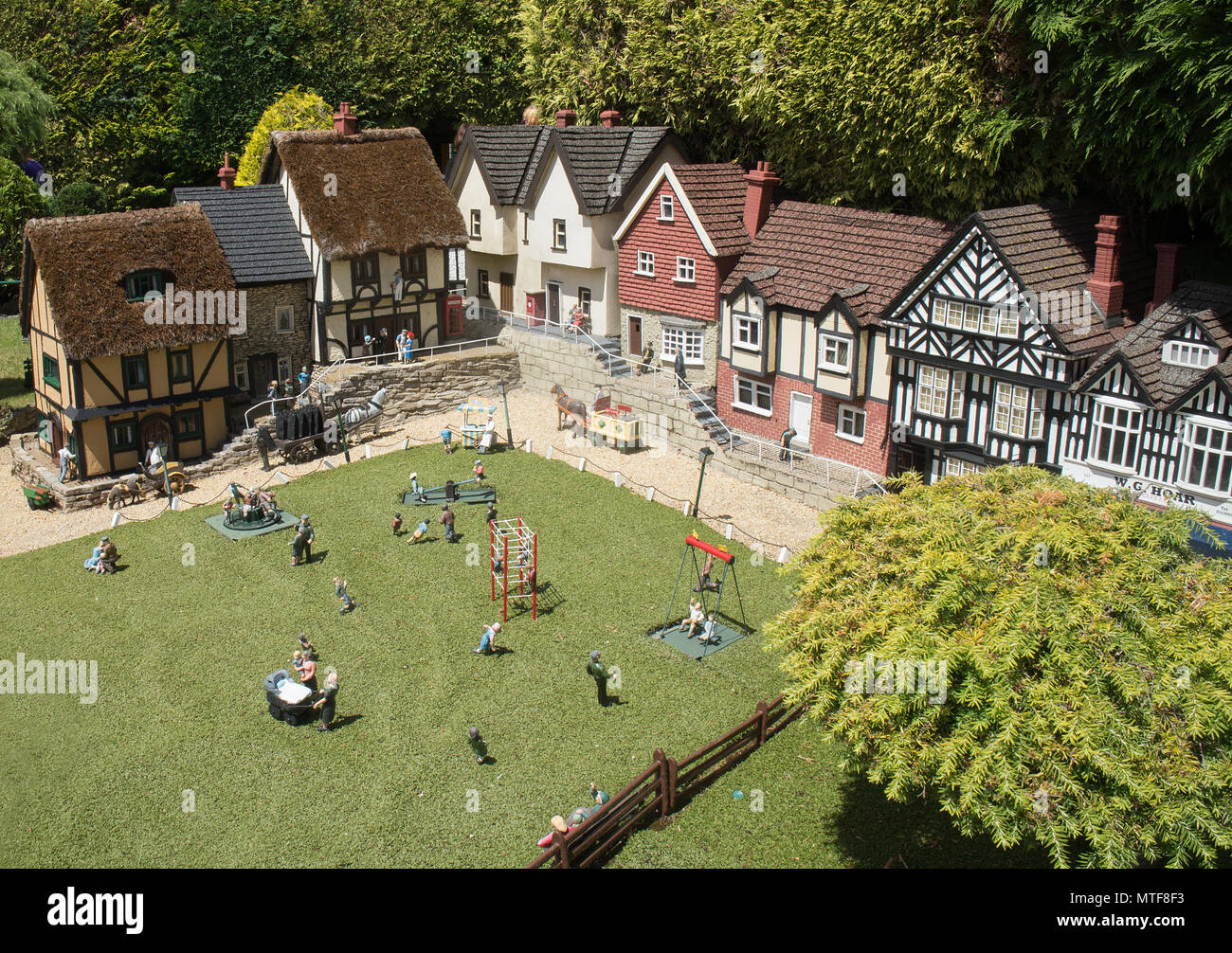 Bekonscot Model Village, Beaconsfield, Buckinghamshire Foto Stock